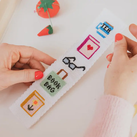 Bookish Cross Stitch Bookmark Kit