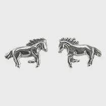 Horse Stud Sterling Silver