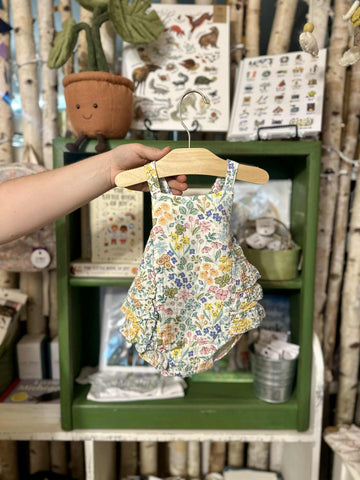 Samantha Floral Ruffle Sunsuit