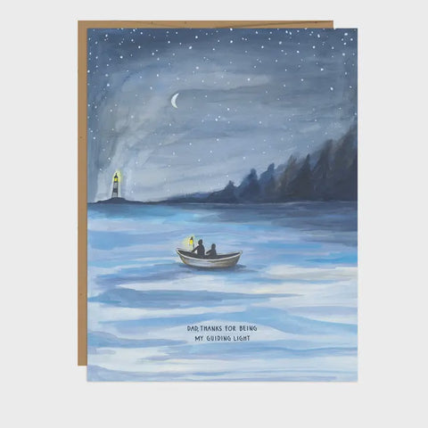 Dad Guiding Light Father's Day Card