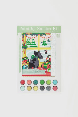 Happy Paw-Lidays! Mary Engelbreit Paint-By-Number Kit