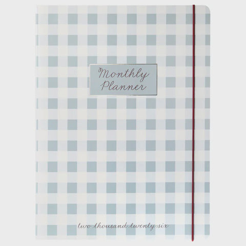 Gingham Plaid 8x10 Planner Graph
