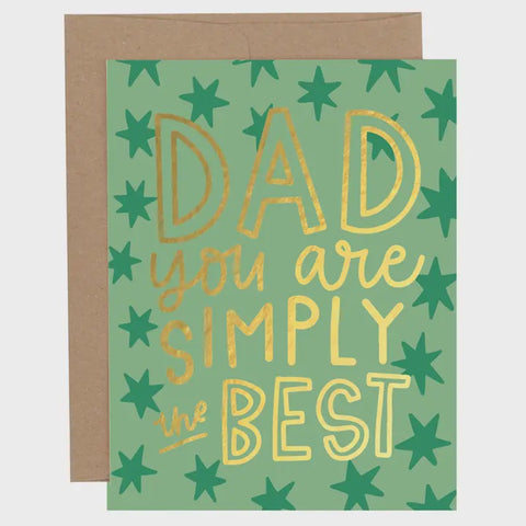 Dad You Are Simply The Best Card