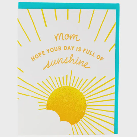 Mom Day Of Sunshine Card