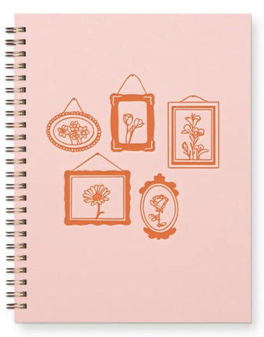 Gallery Wall Journal Pink Lined Notebook