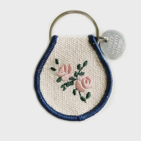 Rose Patch Keychain
