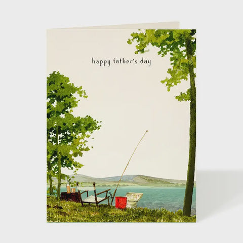 Gone Fishing Father's Day Card