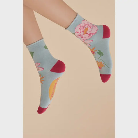 Tropical Flora In Ice Sock