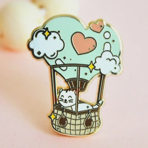 Hot Air Balloon Enamel Pin