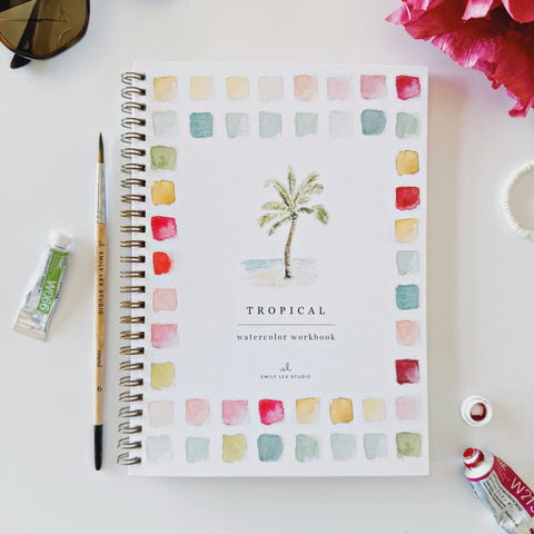 Tropical Watercolor Notebook