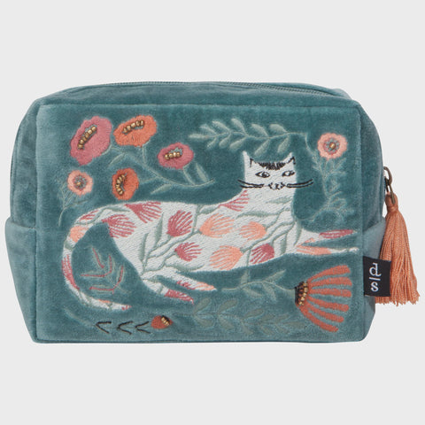 Catbloom Pouch Embroidered Embellishments