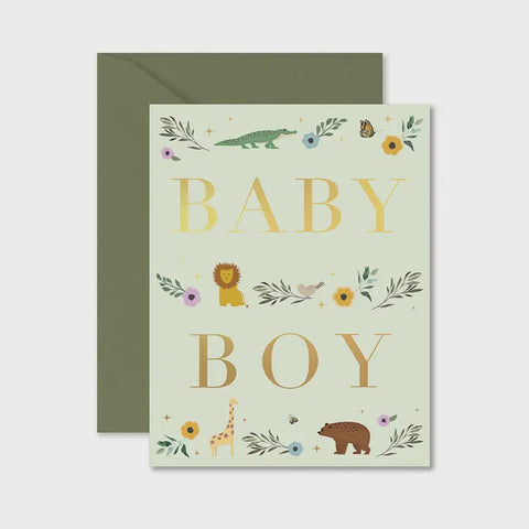 Baby Boy Storybook Card