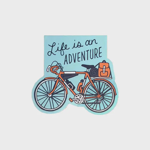 Adventure Bicycle Magnetic Bookmark