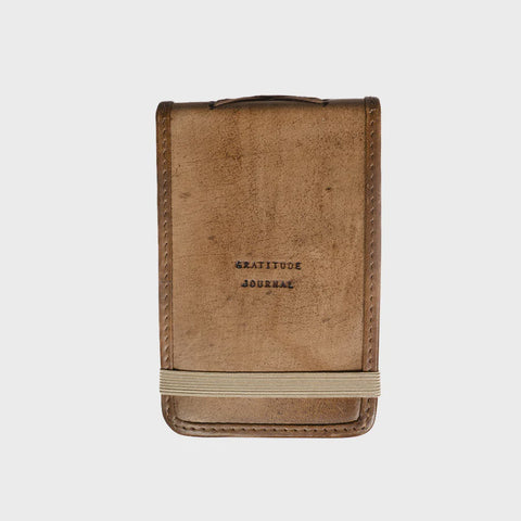 Mini Gratitude Leather Journal