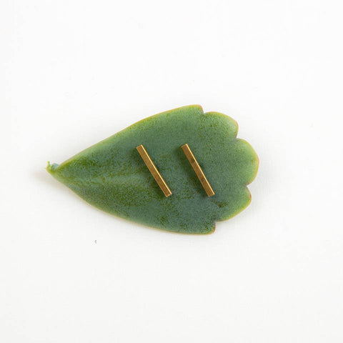 Tiny Bar Post Earrings