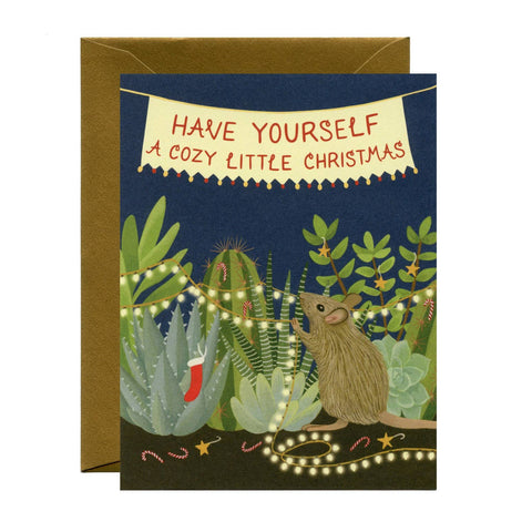 Cozy Mouse Card