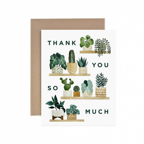 Thank You So Much Plant Shelf Card