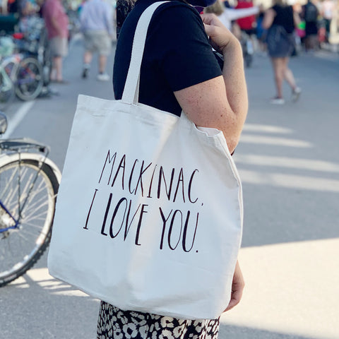 Mackinac, I Love You Tote