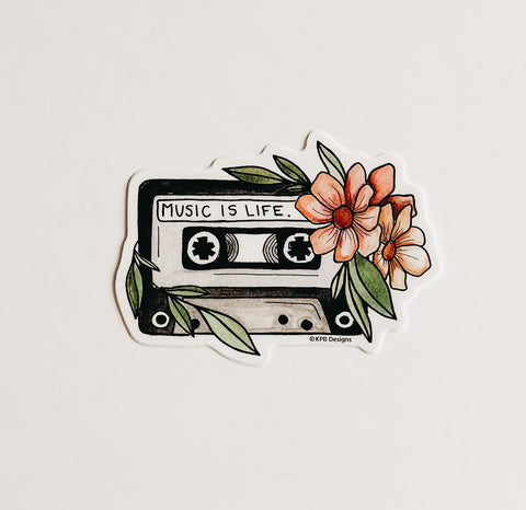 Music Is Life Sticker
