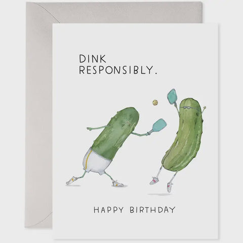 Pickleball Birthday Card