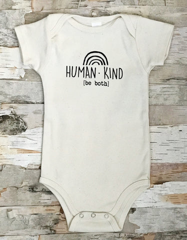 Human Kind Short Sleeve Onesie