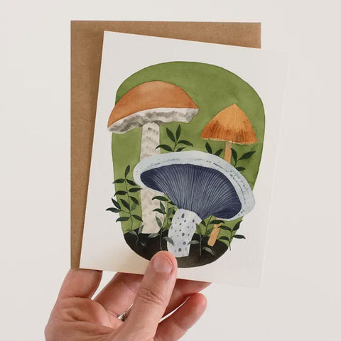 Forest Mushrooms Card