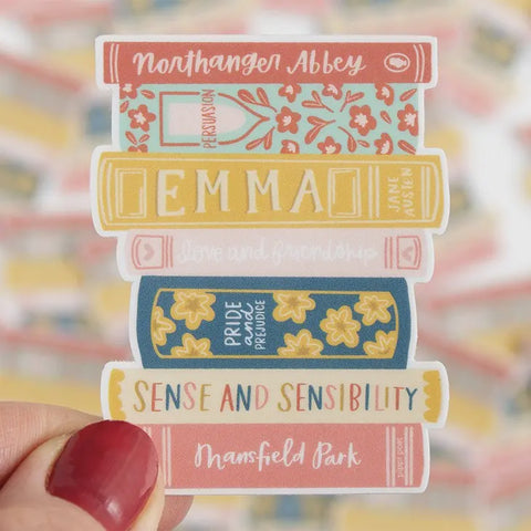 Book Stack Sticker Pippi