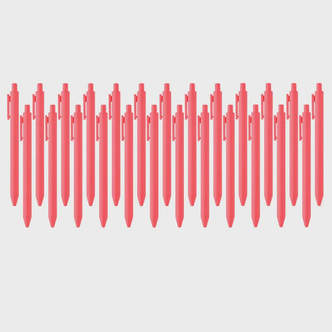 Neon Coral Jotter Pen
