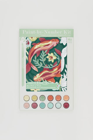 Koi Fish in Pond Paint-By-Number Kit