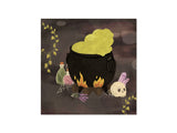 Witches Cauldron Halloween Pop Up Card