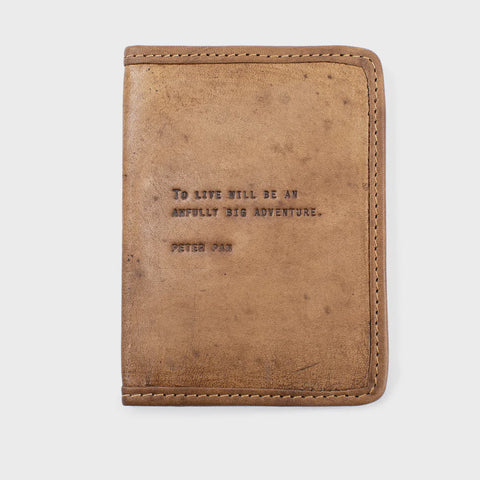 Peter Pan Leather Passport Cover