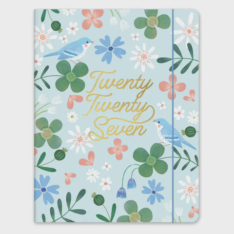 2027 Birds & Blooms Just Right Monthly Planner