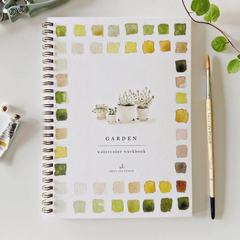 Garden Watercolor Work Book