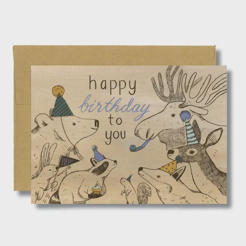 Party In The Woods Card