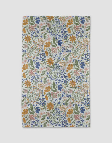 Cottage Meadow Pastel Tea Towel