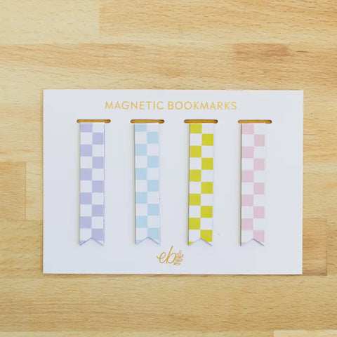 Magnetic Bookmarks Checkerboard