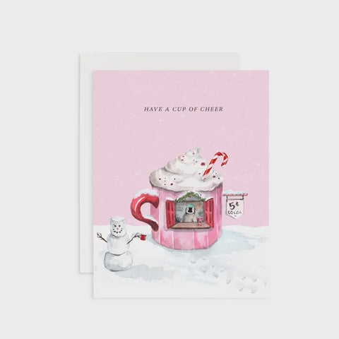 Have A Cup of Cheer Christmas Greeting Card