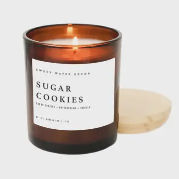 Sugar Cookies Soy Candle Amber Jar