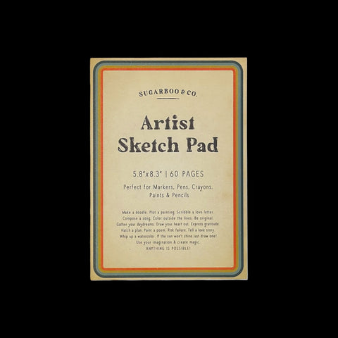 Artist Sketch Pad 5.8"x8.3"