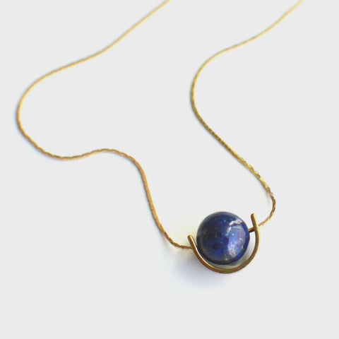 Eclipse Necklace Lapis Lazuli