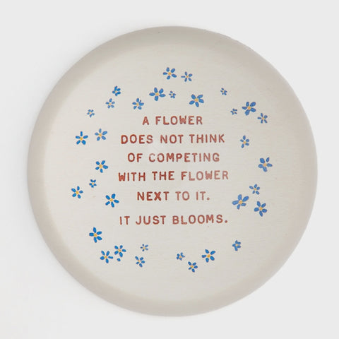 A Flower Just Blooms Paperweight