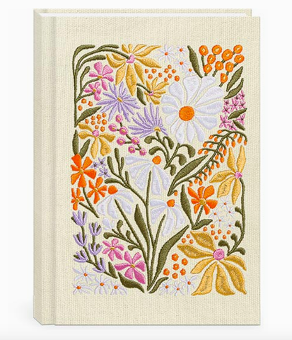 Flower Market Wildflowers Journal Hardcover Fabric