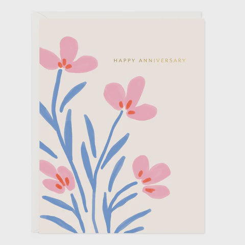 Anniversary Floral Card Ramona