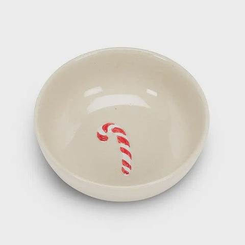Mini Bowl with Candy Cane