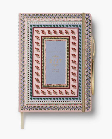2027 Paisley 12  Month Hardcover Planner with Pen