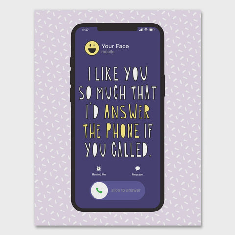 I'd Answer The Phone For You Card