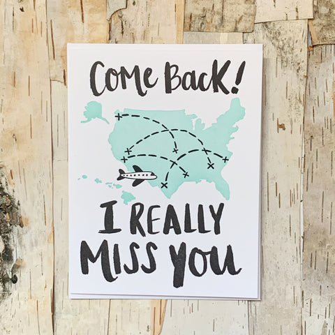 Come Back Card