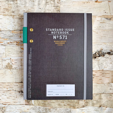 No 571 Standard Issue Notebook Black