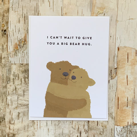 Big Bear Hug Card Joy