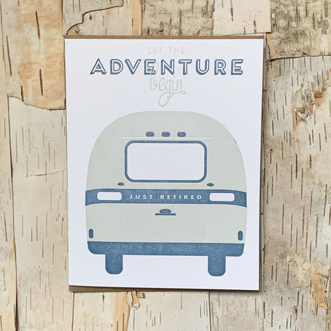 Airstream Retirement Card